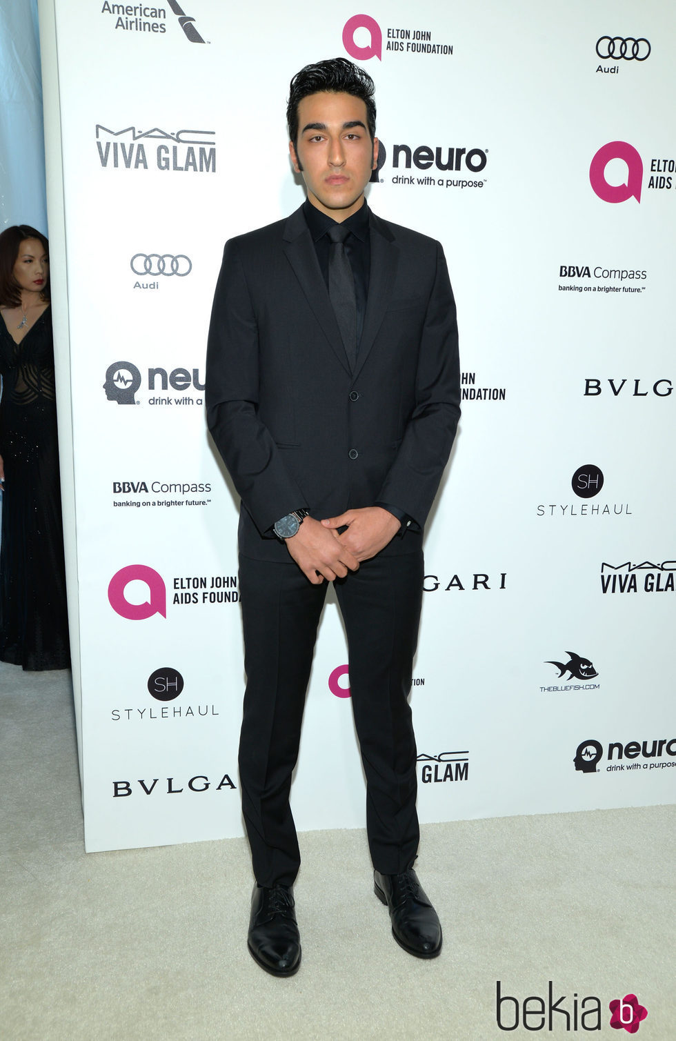 Armen Shahrigian en la fiesta de Elton John tras los Oscar 2016