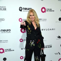 Nancy Wilson en la fiesta de Elton John tras los Oscar 2016