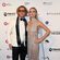 Natasha Poly en la fiesta de Elton John tras los Oscar 2016