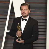 Leonardo DiCaprio en la fiesta de Vanity Fair tras los Oscar 2016
