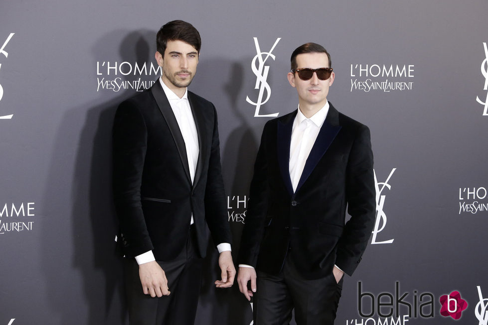 Pepino Marino y Crawford en el aniversario del perfume 'L'Homme' de Yves Saint Laurent en Madrid