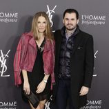 Emiliano Suarez y Carola Baleztena  en el aniversario del perfume 'L'Homme' de Yves Saint Laurent en Madrid