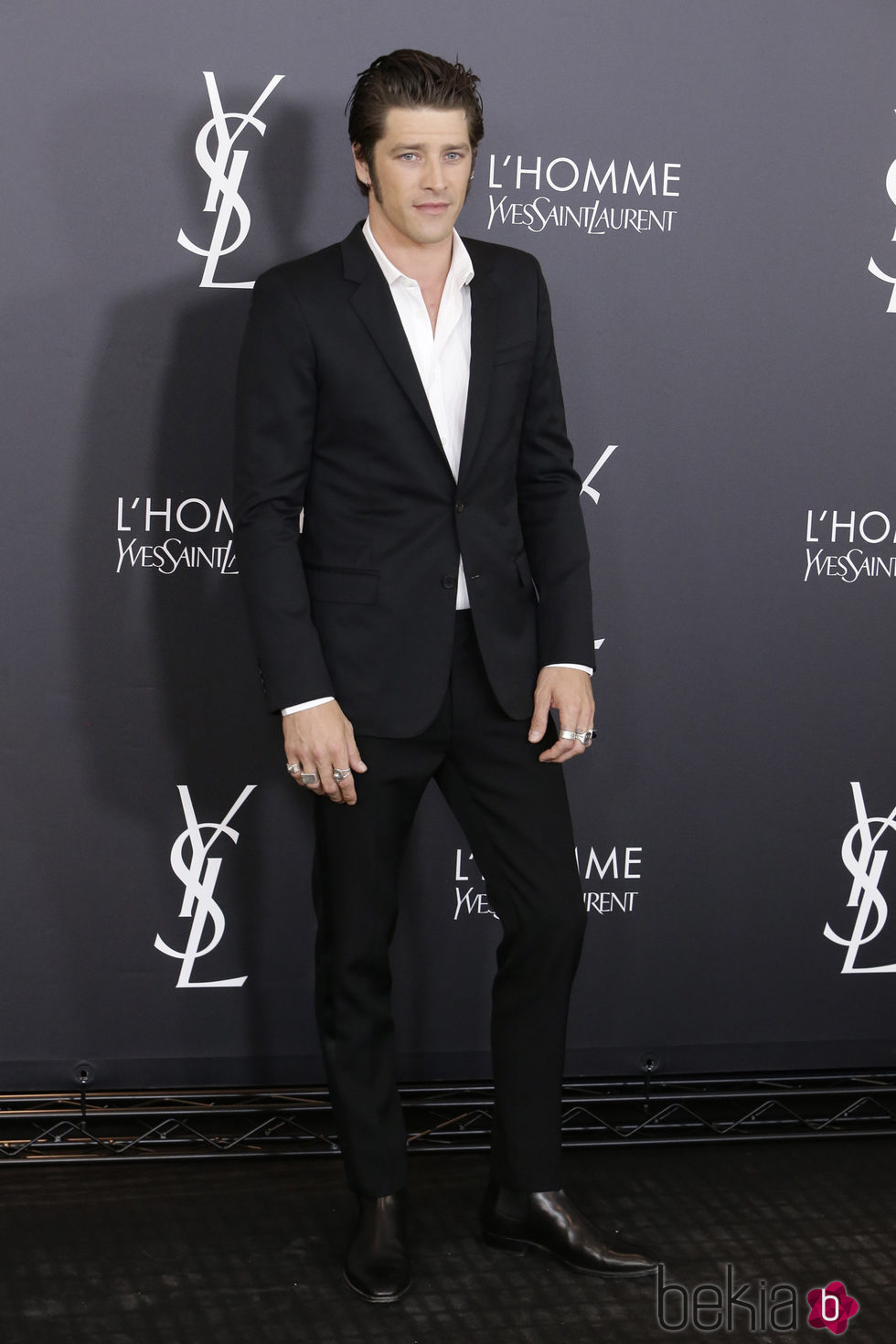 Vinnie Woolston en el aniversario del perfume 'L'Homme' de Yves Saint Laurent en Madrid