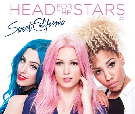 Portada del disco 'Head For The Stars 2.0' de Sweet California
