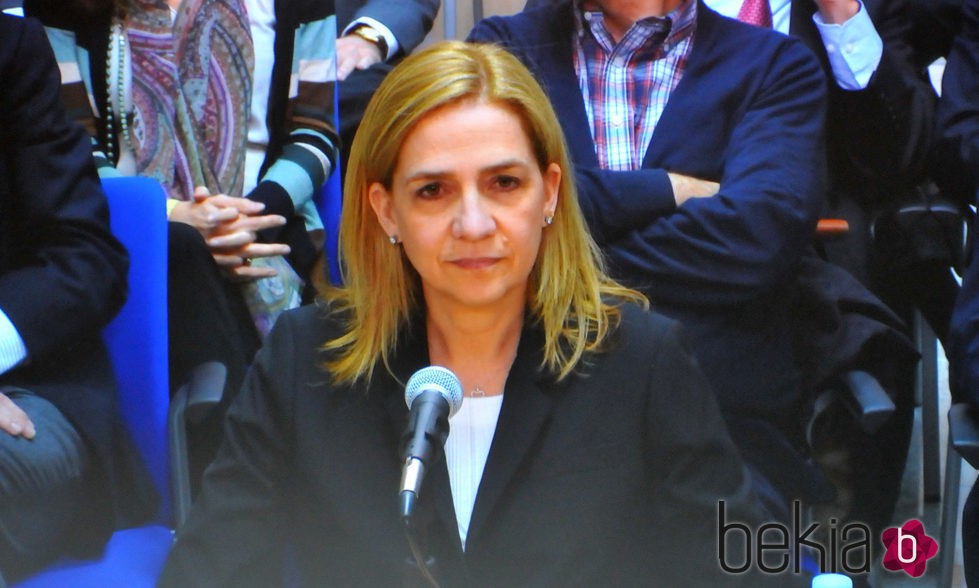 La Infanta Cristina en su declaración en el juicio por el Caso Nóos