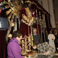 La Reina Sofía en el besapiés al Cristo de Medinaceli de Madrid