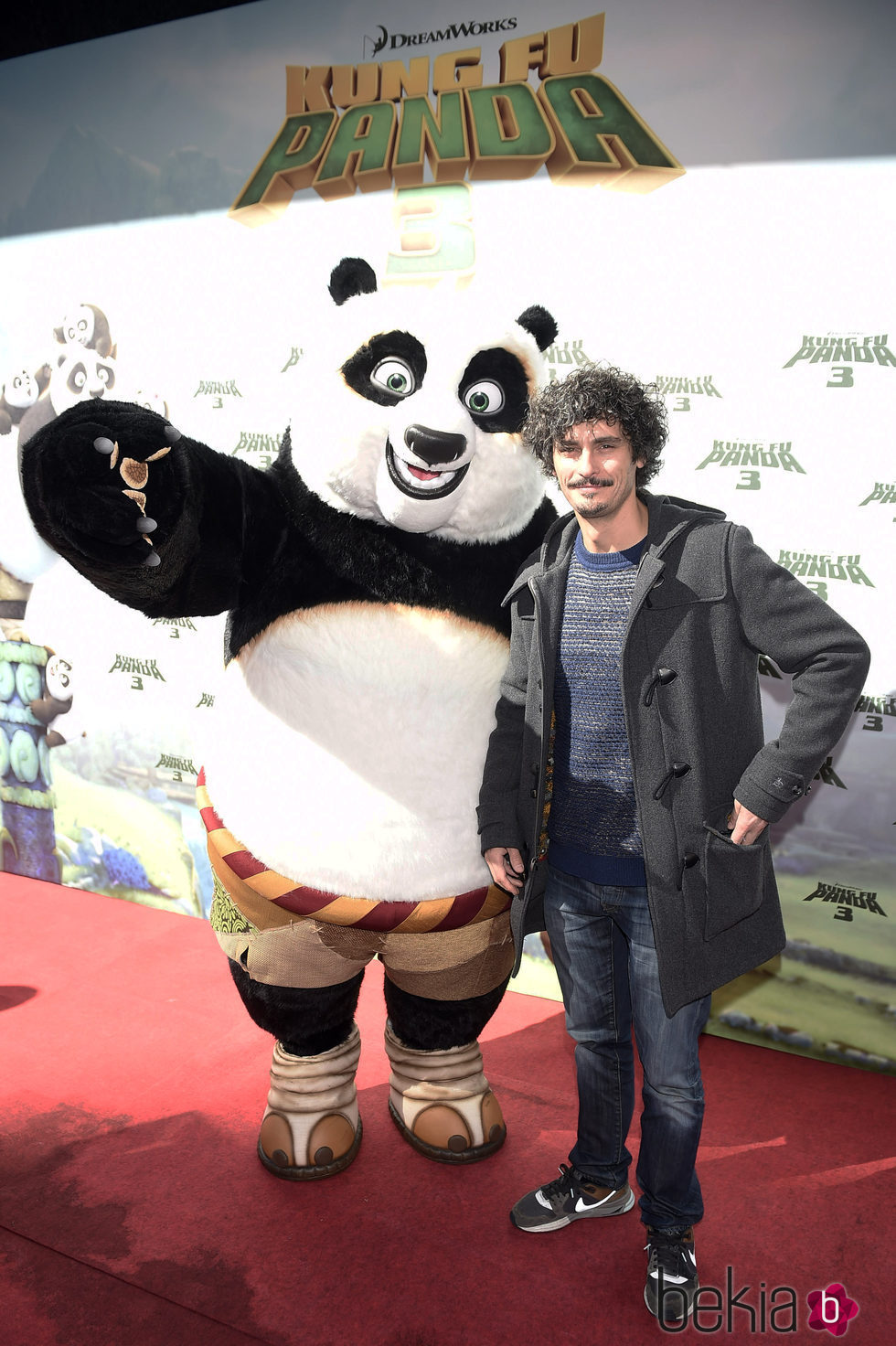 Antonio Pagudo en el estreno de 'Kung Fu Panda 3' en Madrid