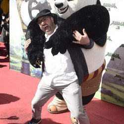 Florentino Fernández en el estreno de 'Kung Fu Panda 3' en Madrid