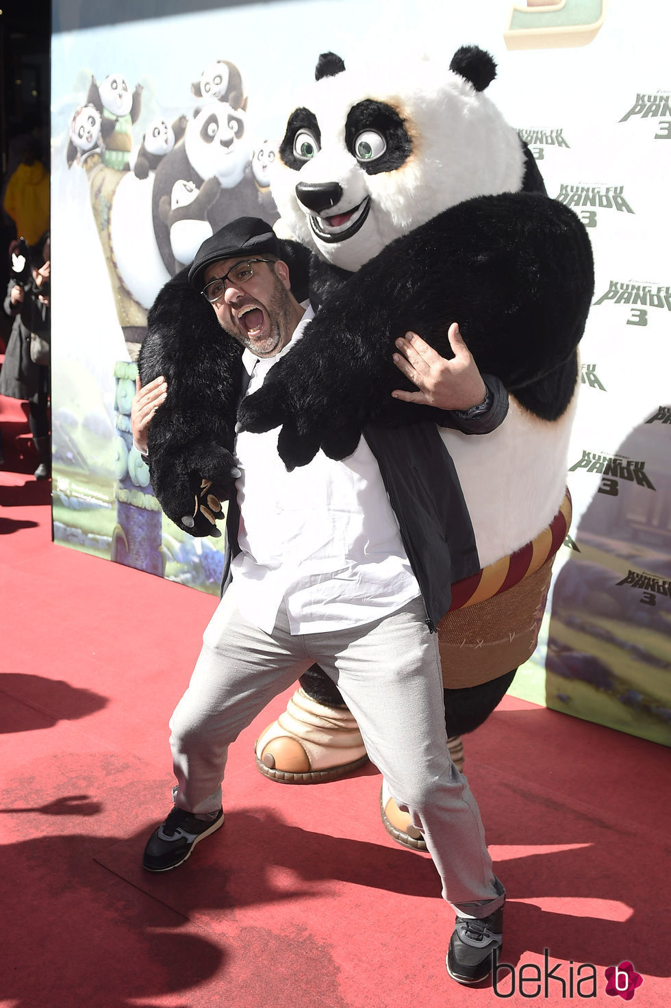 Florentino Fernández en el estreno de 'Kung Fu Panda 3' en Madrid