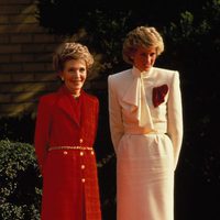 Nancy Reagan con la Princesa Diana de Gales