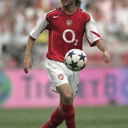 Cesc Fàbregas como jugador del Arsenal en 2004