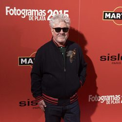 Pedro Almodóvar en la alfombra roja de los Fotogramas de Plata 2015