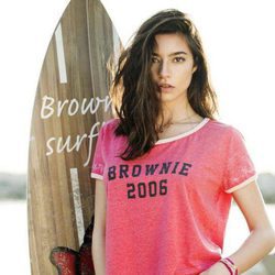 Rocío Crusset posando para la nueva colección de Brownie 2016