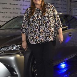 Caritina Goyanes en la presentación de un nuevo coche de alta gama en Madrid