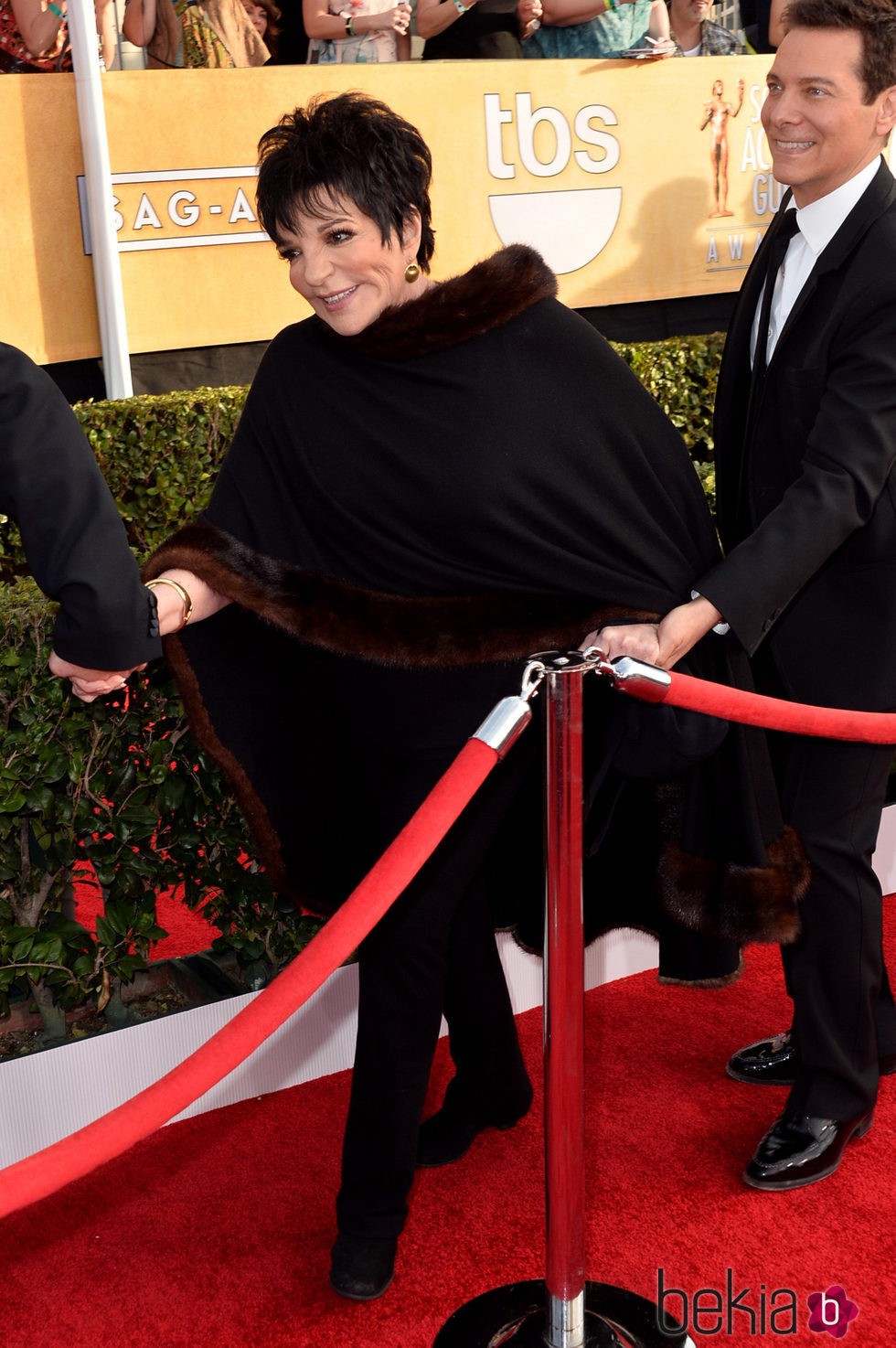 Liza Minelli en la alfombra roja de los Premios del Sindicato de Actores