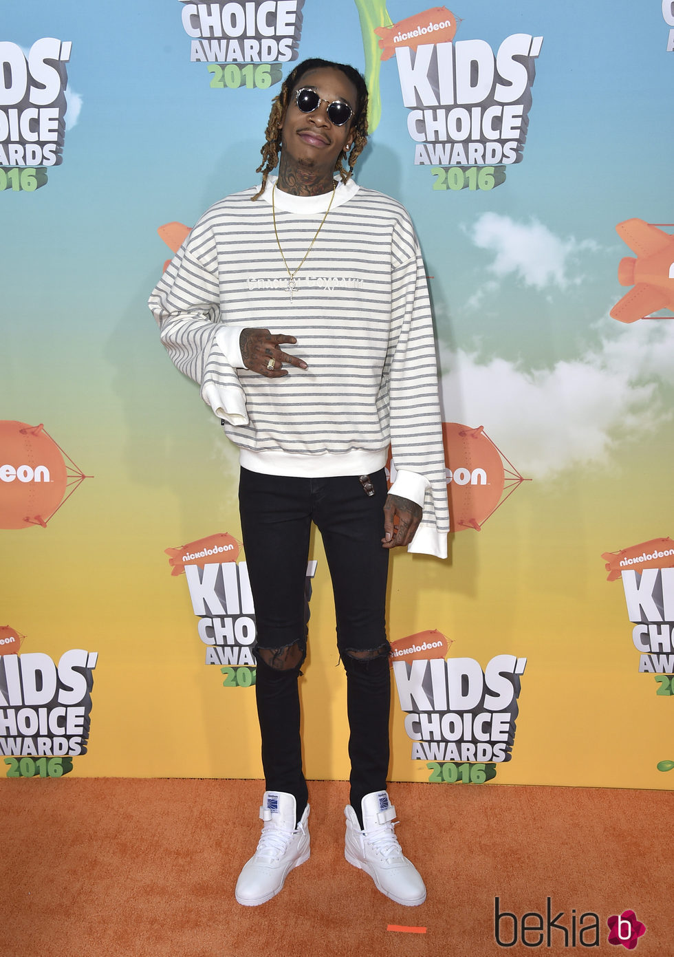 Wiz Khalifa en los Nickelodeon Kids' Choice Awards