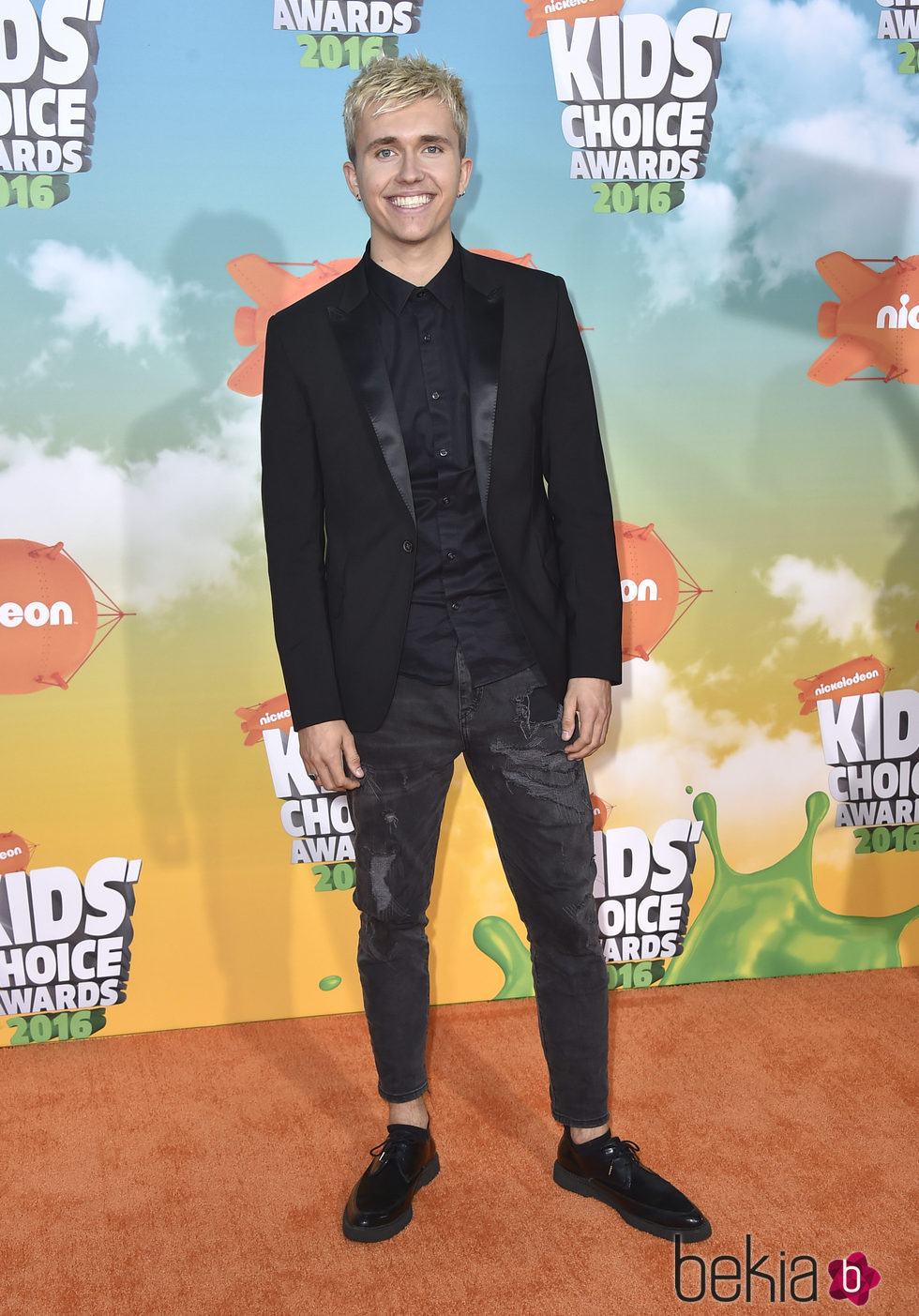 Ian Thomas en los Nickelodeon Kids' Choice Awards