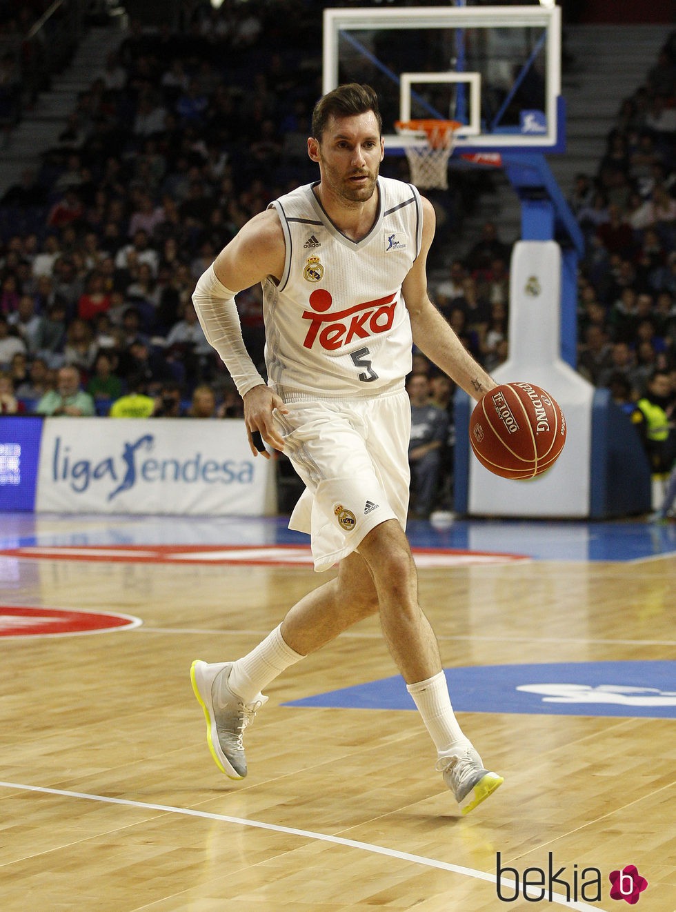 Rudy Fernández en el partido de Liga del Real Madrid contra el Morabanc Andorra