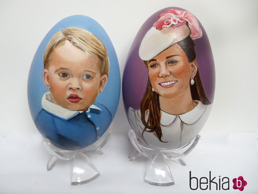 Huevos de Pascua de Kate Middleton y el Príncipe Jorge de Cambridge