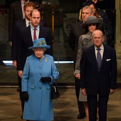 La Familia Real Británica celebra el Día de la Commonweath con una misa