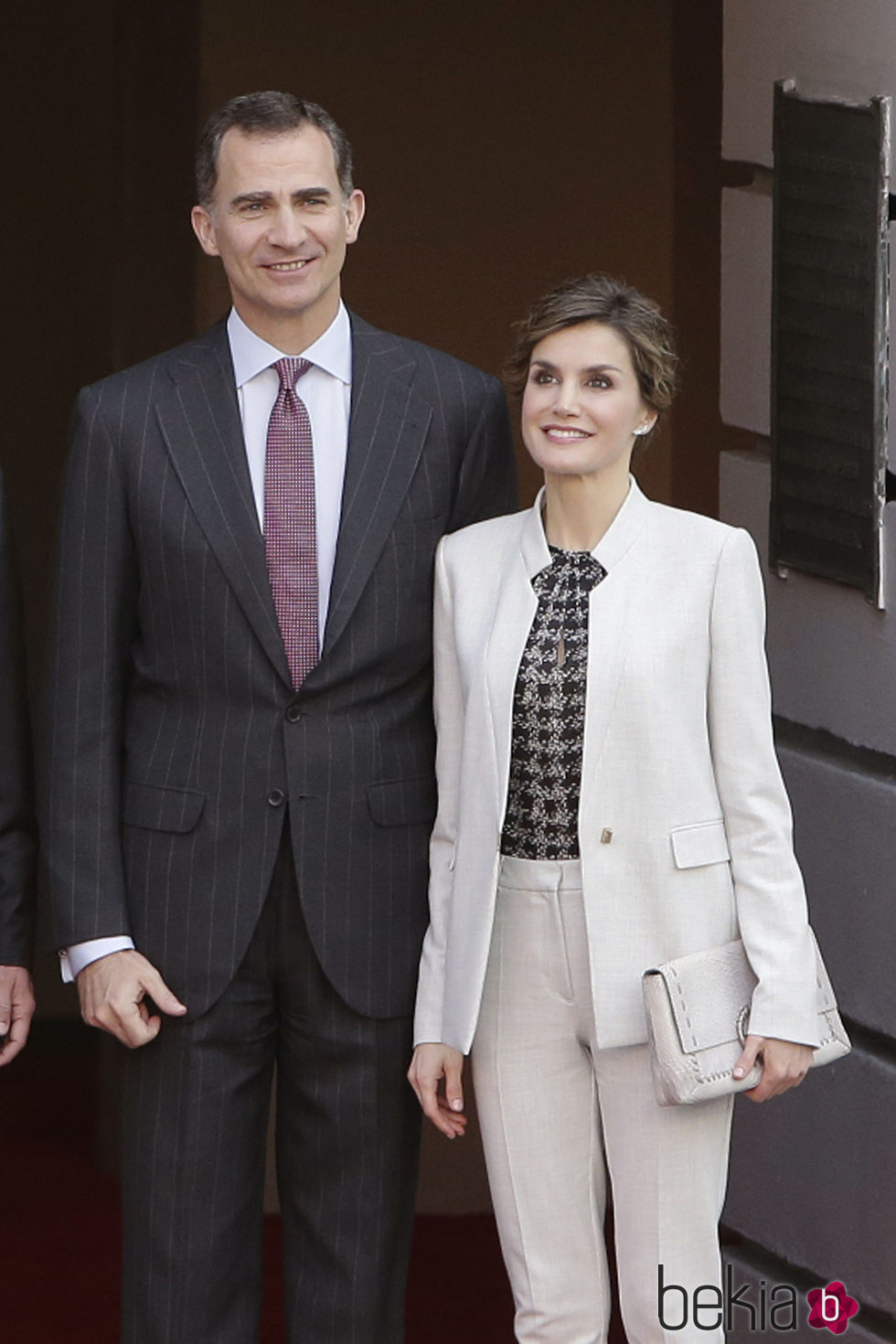Los Reyes Felipe y Letizia en la residencia del Gobernador de Puerto Rico