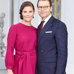 Foto oficial de la Princesa Victoria y el Príncipe Daniel de Suecia