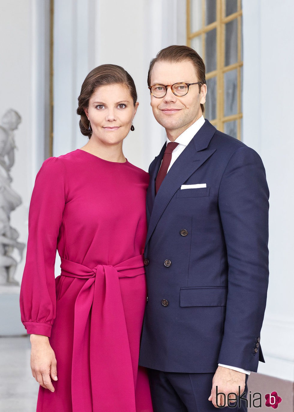 Foto oficial de la Princesa Victoria y el Príncipe Daniel de Suecia
