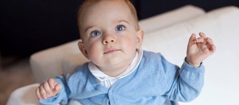 El Príncipe Nicolás de Suecia el día que cumple 9 meses de vida