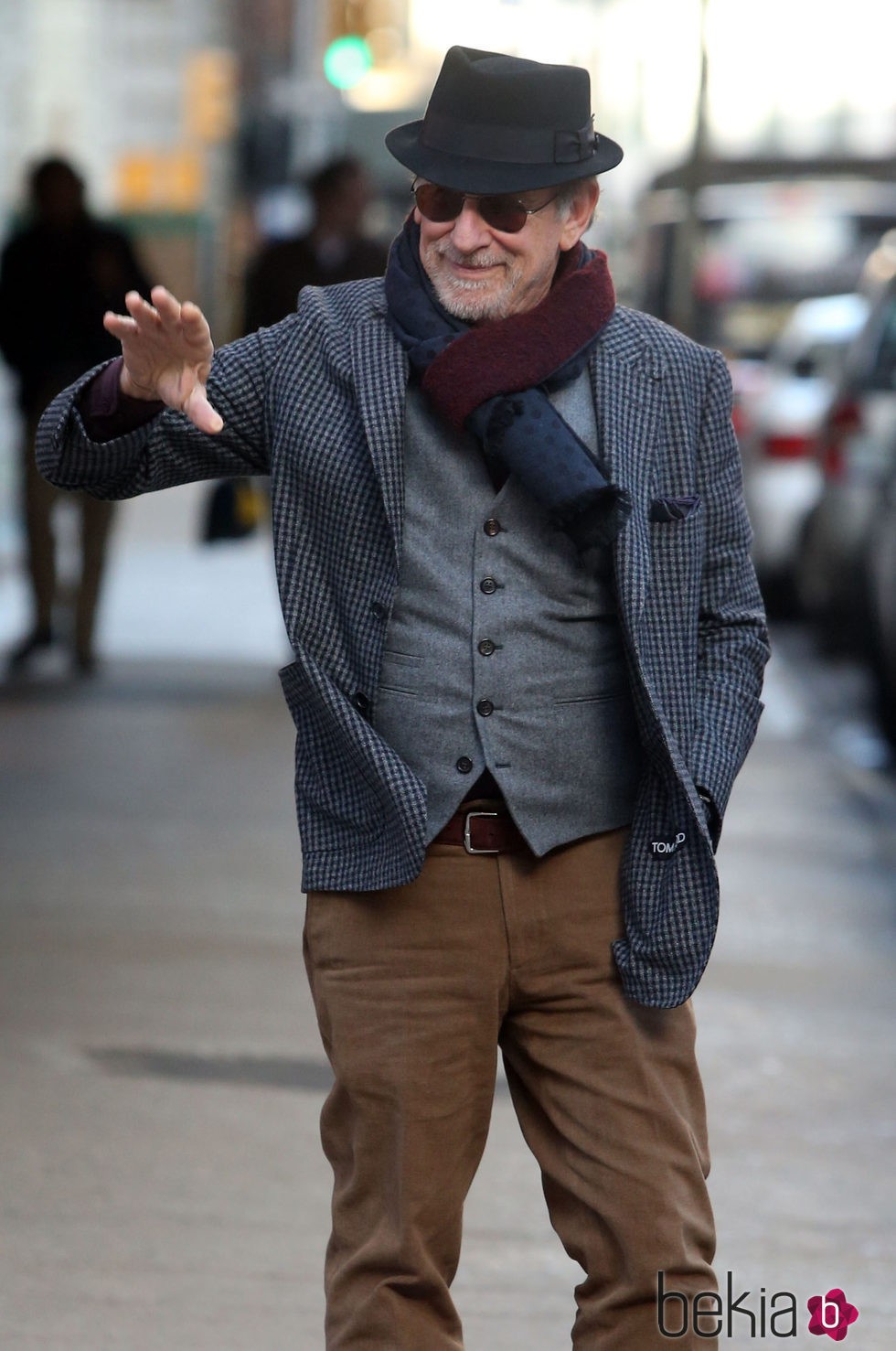 Steven Spielberg, un adorable abuelito por las calles de Nueva York