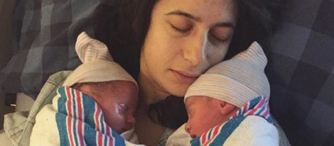 La mujer de Terry Richardson junto a sus dos hijos recién nacidos