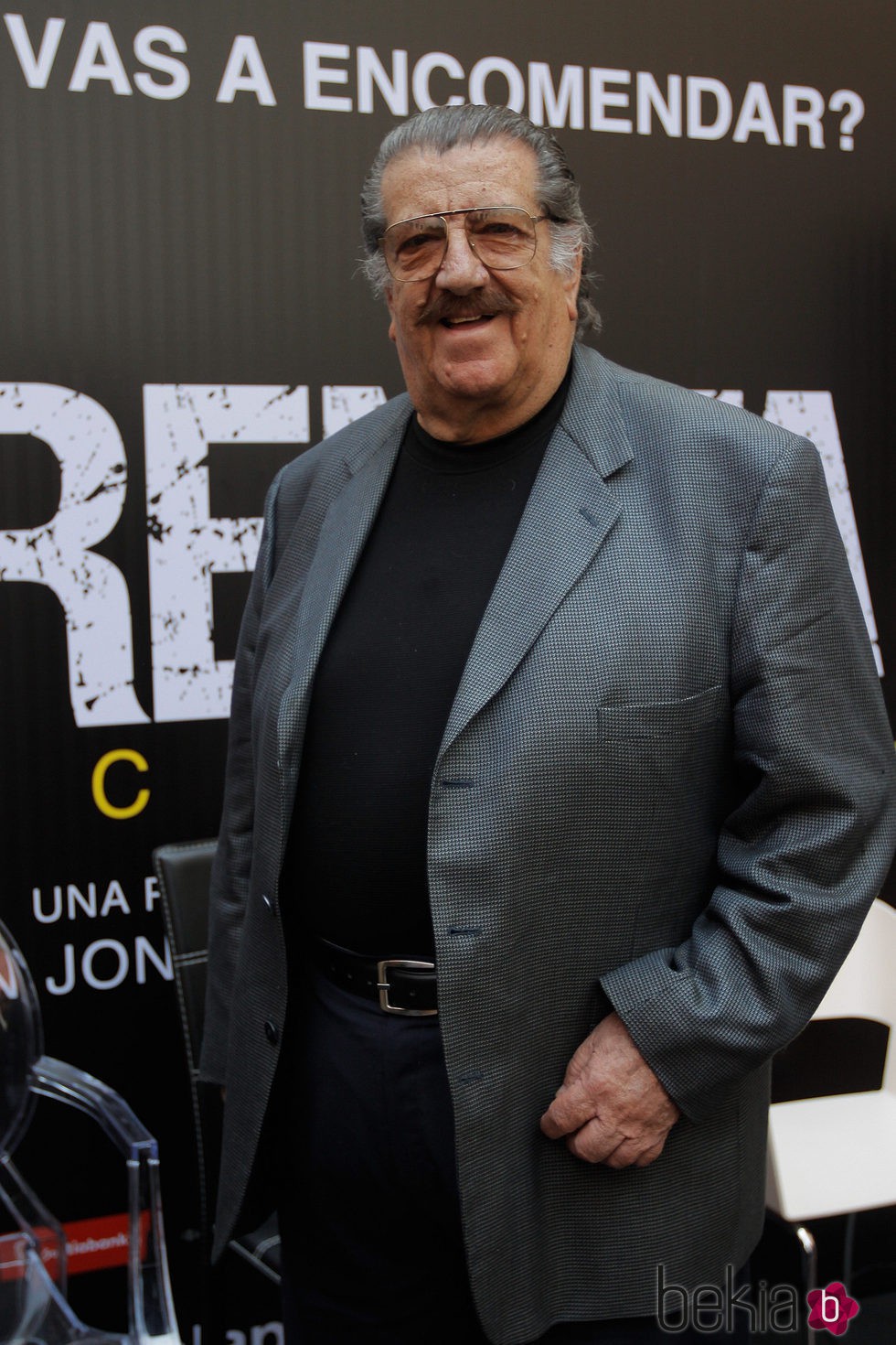 Pedro Weber en el estreno de 'Morenita. El escándalo'