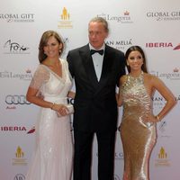 Fabiola Martínez, Bertín Osborne y Eva Longoria en la Global Gift Gala 2014