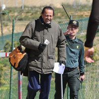 Julián Muñoz saliendo de la cárcel tras la concesión del tercer grado