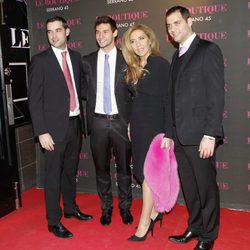 Norma Duval con sus hijos Cristian, Yelko y Marc