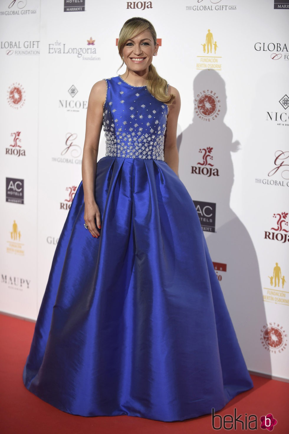 Luján Argüelles en la gala benéfica Global Gift 2016 en Madrid
