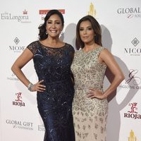 Eva Longoria y Maria Bravo en la gala benéfica Global Gift 2016 en Madrid
