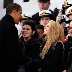 Shakira y Barack Obama