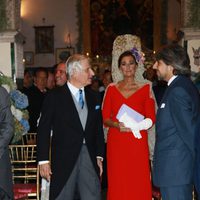 Los padrinos de la boda de la Duquesa de Alba: Carmen Tello y Carlos Fitz-James Stuart