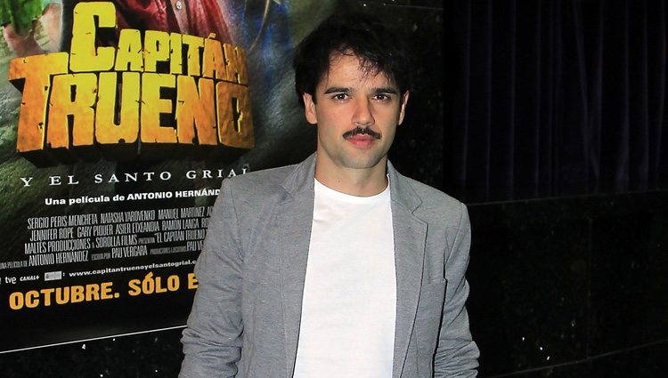 Raúl Peña en el estreno de 'Capitán Trueno y el Santo Grial'