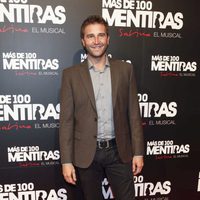 Fernando Gil en el estreno del musical 'Más de 100 mentiras'