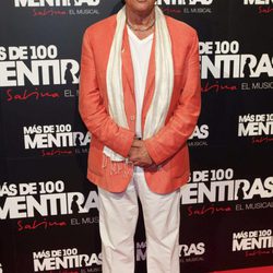 Paco Valladares en el estreno del musical 'Más de 100 mentiras'