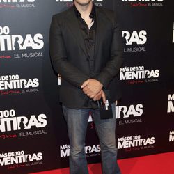 Roberto Álamo en el estreno del musical 'Más de 100 mentiras'