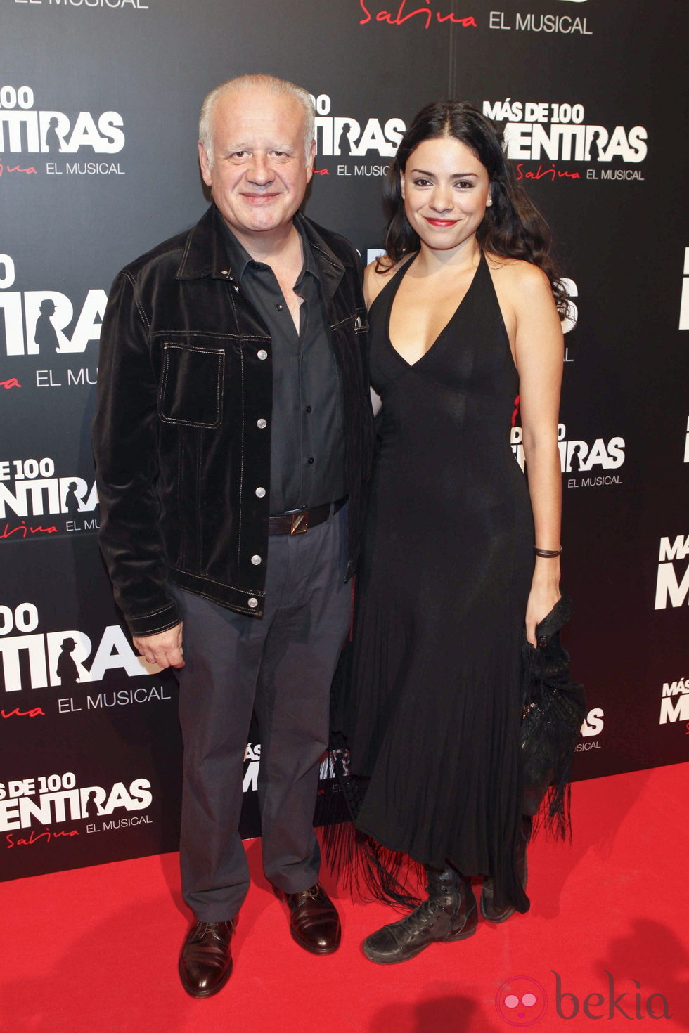 Juan Echanove y Ana Arias en el estreno del musical 'Más de 100 mentiras'