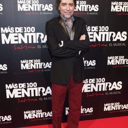 Joaquín Sabina en el estreno del musical 'Más de 100 mentiras'