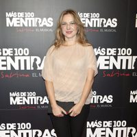 Pilar Castro en el estreno del musical 'Más de 100 mentiras'
