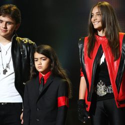 Los hijos de Michael Jackson en el concierto 'Michael Forever'