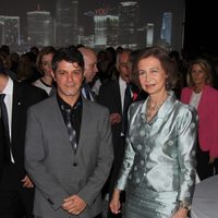 La Reina Sofía y Alejandro Sanz inauguran un centro cultural en Miami