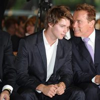 Arnold Schwarzenegger y su hijo Patrick de visita a España