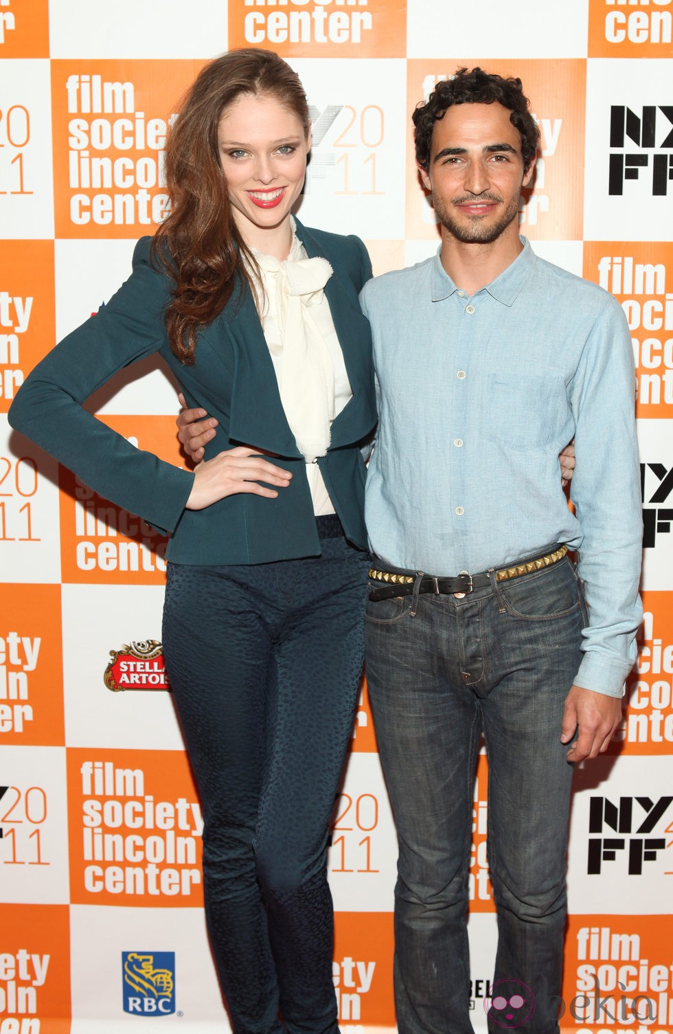 Zac Posen y Coco Rocha en el estreno de 'My Week With Marilyn' en Nueva York