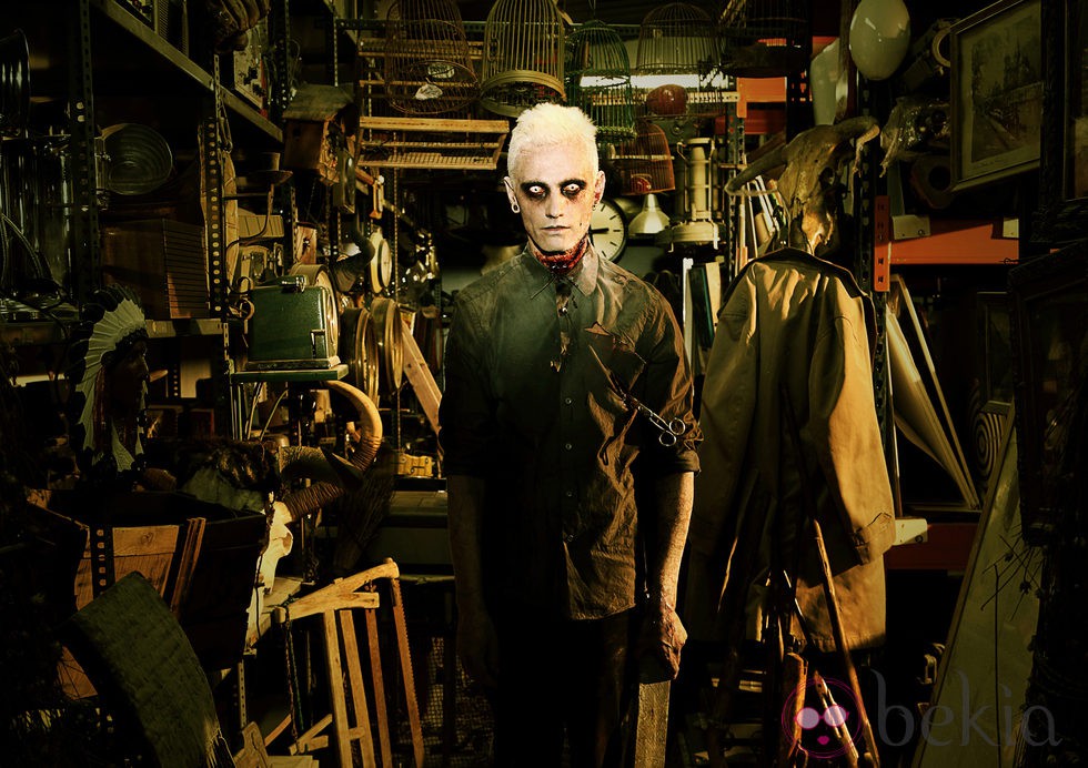David Delfín se transforma en un zombie de 'The walking dead'